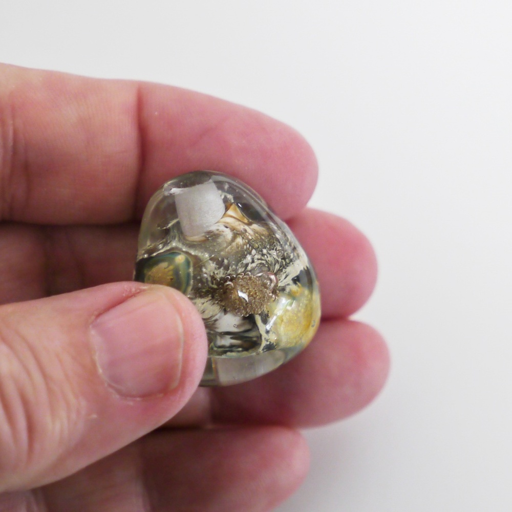 New - Large Handmade  Lampworked Glass Bead